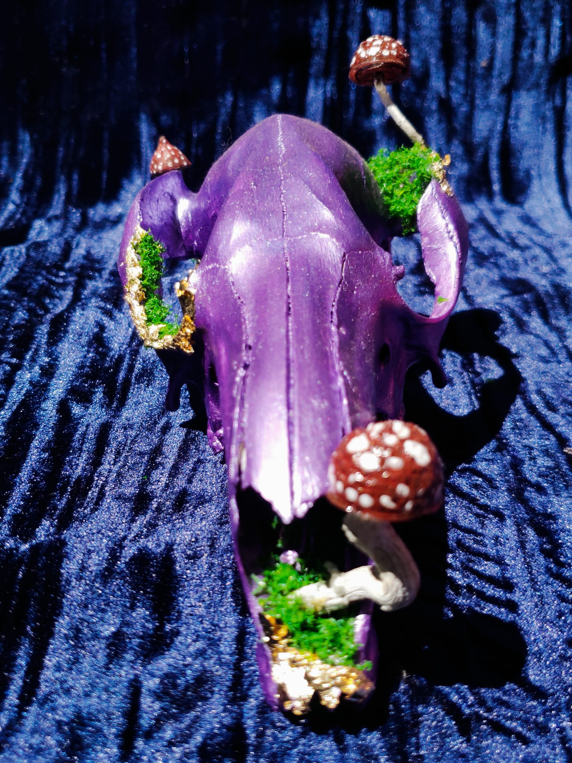 Purple skull